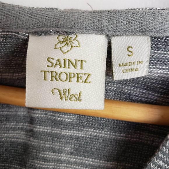 Saint Tropez West Gray Sweater - Picture 5 of 7
